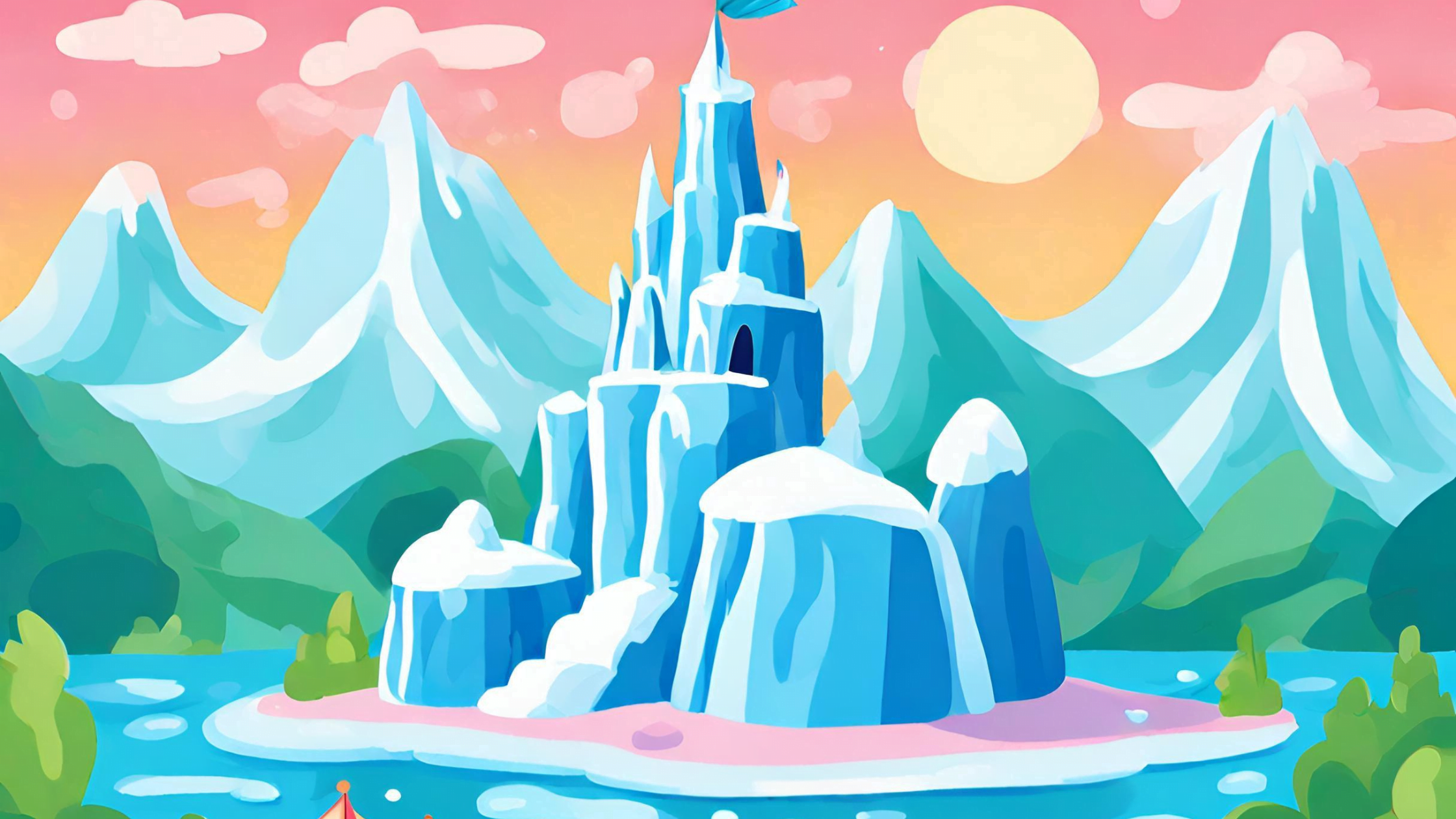 Enchanted Iceberg Kingdom - 5 minute bedtime story